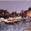 Portofino fino al castello - 1997, cm. 100x50