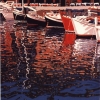 Barche a Portofino - 1999, cm. 50x70