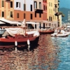 Portofino, la calata - 2001, cm. 50x100