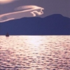 Tramonto su Santa - 1997, cm. 50x70