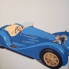 La coccinella sulla Bugatti - 2019 - cm 100x100