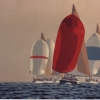 Regata in spin - 1990 - cm 80x60