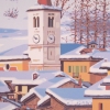 Il campanile e la neve - 2005 - cm 50x70