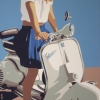 Giorgia e la Vespa - 2018 - cm 60x100