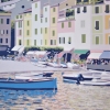 Portofino e la barca blu - 2022 - cm 55x100