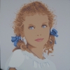 La ragazza col cielo negli occhi - 2012, cm. 100x100 