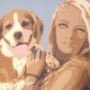Julie e Cleopatra - 2020 cm 100x60