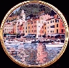 'Portofino in tondo' 1995, cm. 70x70