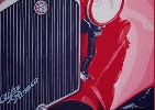 'L'Alfa rossa e la Chiesa dei Frati' 2008, cm. 100x70