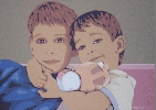 'Nikita e Egor' 2009, cm. 100x70