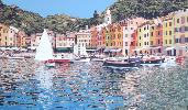 'Portofino al sole' 2010, cm. 120x70