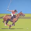 'Il polo' 2010, cm. 100x100