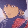 'La sciarpa di lana' 2002, cm. 100x100