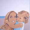 'La...Vittoria di Ludovica' 2005, cm. 100x100