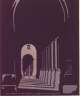 'Il portico' (olio su tela) 1971, cm. 50x60
